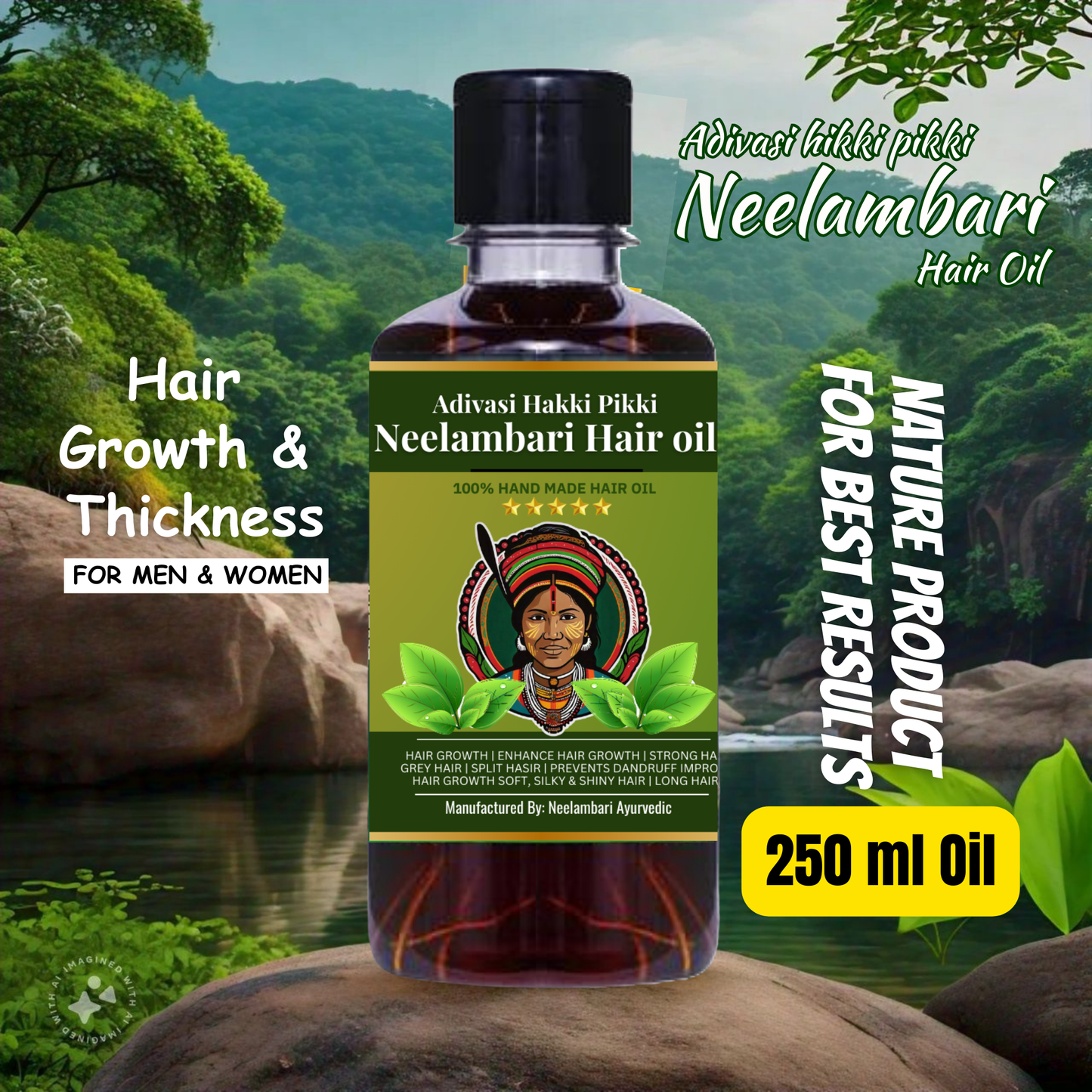 Adivasi Hikki Pikki Neelambari Hair Oil ( All Variant)